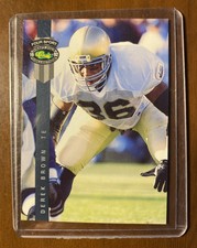 1992 Classic Four Sport Draft Pick #81 Saints Derek Brown Rookie Card