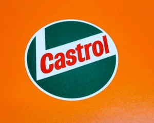 CASTROL Classic Car Stickers 6" Pair Racing Rally Race Bike Mini Sponsor - Picture 1 of 1