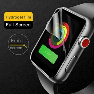 For iWatch Series 4 5 6 7 8 9 Ultra 2 Apple Watch Screen Protector Hydrogel Film - Picture 1 of 9