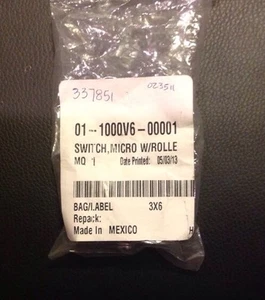 Baxter 01-1000V6-00001 Micro Switch w/ Roller New!! Free Shipping - Picture 1 of 3
