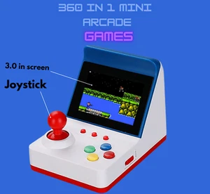 360 in 1 Mini arcade Games Retro Mini Arcade Mini Handled Game Retro - Picture 1 of 4