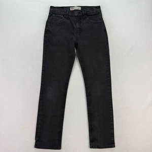 Levis 511 Slim Fit Black Wash Jeans Comfort Stretch Kids Size 16 Reg 28x28 - Picture 1 of 10