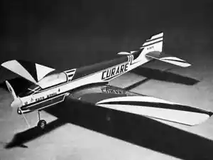 Curare 60 Pattern Plane 64" WS RC Airplane Kit Balsa & Ply Short Kit - Picture 1 of 2