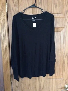 Maurices Top Large NWT Black - Picture 1 of 12