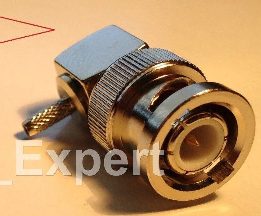 RG58 LOW LOSS COAX RF CABLE SMA FEMALE TO BNC M/F STRAIGHT ANGLED 6-120" US ASMB - Image 1 of 1