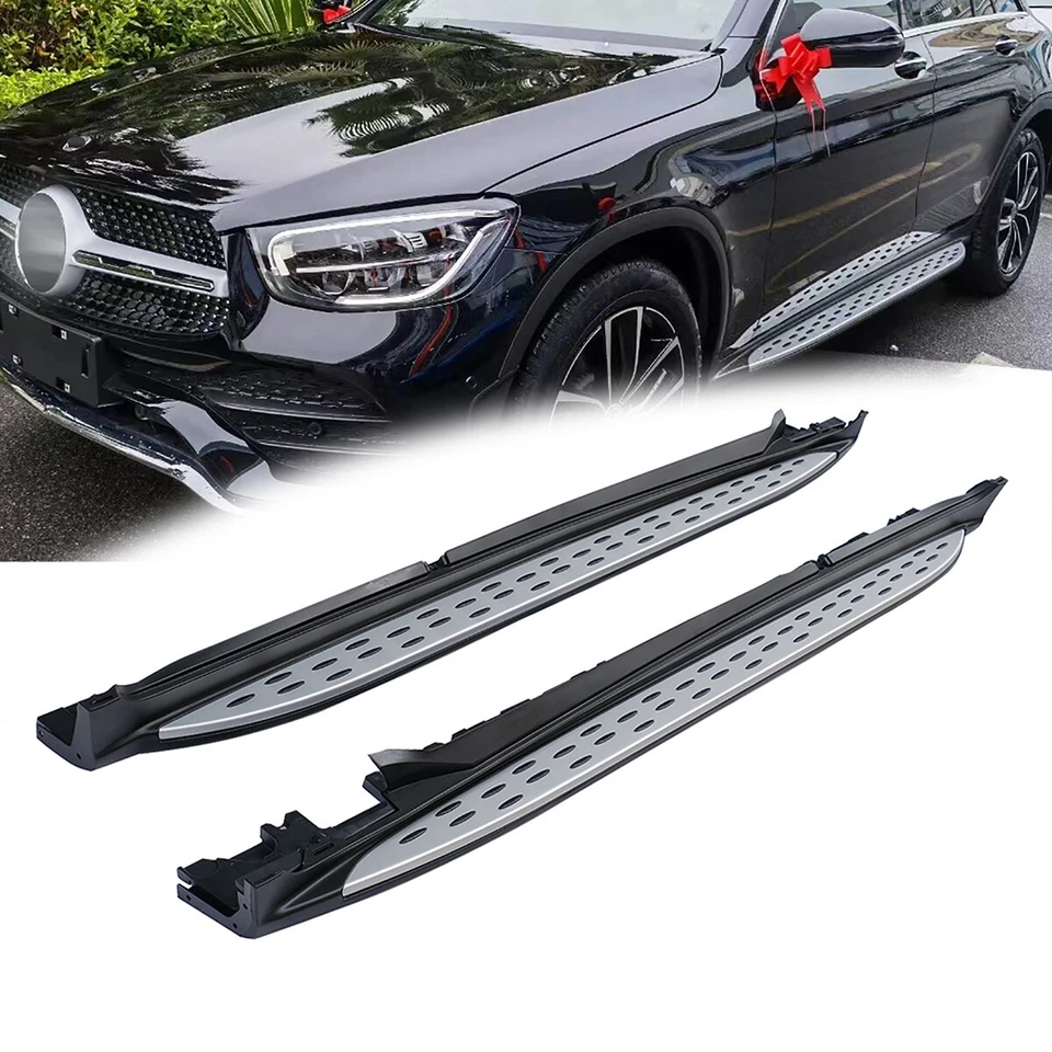 Trittbretter Seitenbrett passend für Mercedes GLC Klasse X253 C253 Aluminium - Bild 1 von 4