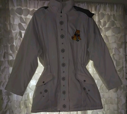 OFF WHITE Cappotto invernale vintage Disney catalogo Winnie the Pooh bianco donna taglia S
