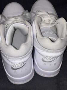 Nike Flight Legacy Triple White 2020 BQ4212-101 Size 10.5 - Picture 1 of 6