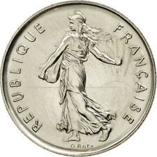 [#460512] Moneta, Francja, Semeuse, 5 Francs, 1985, Paris, MS(65-70), Nikiel pow