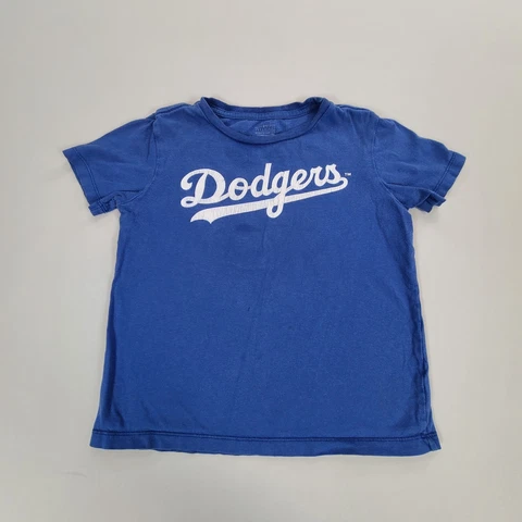 Los Angeles Dodgers Shirt Boys Small Blue Kershaw No. 22 Baseball MLB Youth Kids Cover