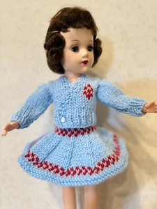 Rock und Pullover - Kleidung für Mary Hoyer und andere schlanke 14 Zoll Puppen - Bild 1 von 2