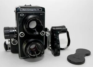KONI-OMEGAFLEX M w/90mm f3.5,120 BACK, INSTRUCTIONS, EYELEVEL VIEWFINDER! - Picture 1 of 10