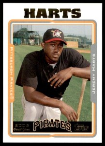 2005 Topps Updates & Highlights Jeremy Harts Pittsburgh Pirates #UH254