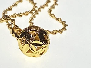 Gold Plated Pendant Necklace 5.92g - Picture 1 of 9
