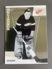 2002-03 ITG Be A Player Between the Pipes Enshrined Tiny Thompson #111 HOF