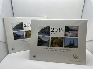 2018 U.S. Mint Set - America The Beautiful Quarters Unc 10 Coin Set PD SR5-14 - Picture 1 of 6
