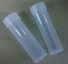 25 Duraclear Penny/Cent Coin Tubes New - Wheat back Steel Indian Head storage