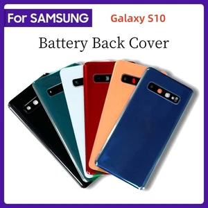 Replacement Back Glass Battery Cover with Camera Lens For Samsung Galaxy S10 - Bild 1 von 12