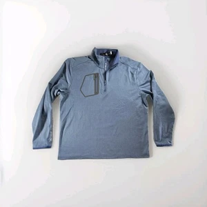 Ralph Lauren RLX 1/4 Zip Long Sleeve Blue Pullover Golf Shirt Size XL - Picture 1 of 15