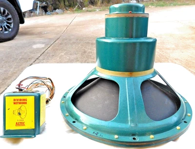 Altavoz dúplex único Altec Lansing 604-C de colección y cruce de red N-1600A  Foto 1 de 4