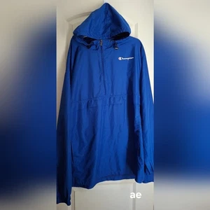 Champion Men's Stadium Packable Jacket  Royal Blue Windbreaker 3XLT Sporty Hikin - Picture 1 of 8