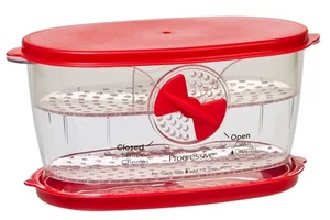 PrepWorks Keeper, Red – Freshness-Enhancing Storage for Berries and Small Fruits - Picture 1 of 6