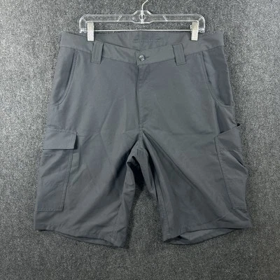 Coca Cola Work Shorts Men's 36RG Gray Cargo Coke Employee Cintas - Image 1 of 4