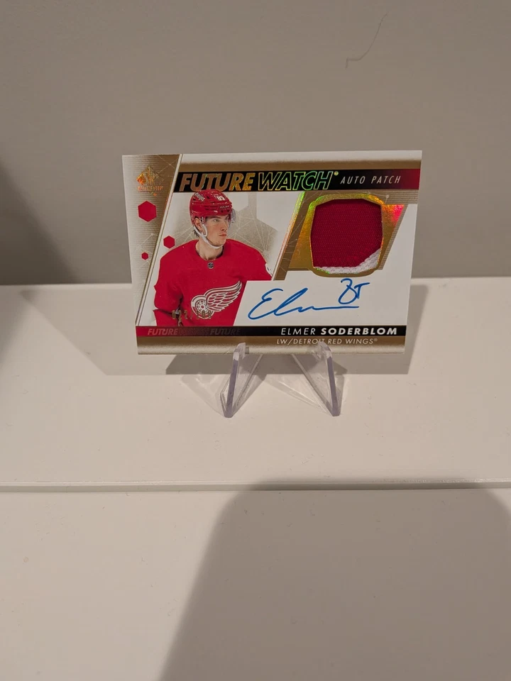 2022-23 Sp Authentic Future Watch Auto Patch Elmer Soderblom #’d 22/100 - Image 1 of 1