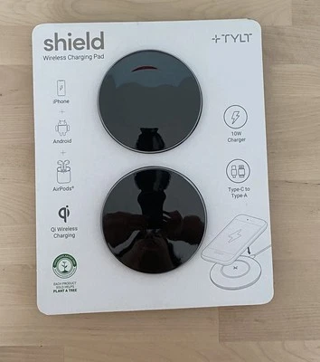 *** TYLT Shield Wireless Charger Pad  Qi Wireless Charging Station - 2 Pack - Image 1 of 2