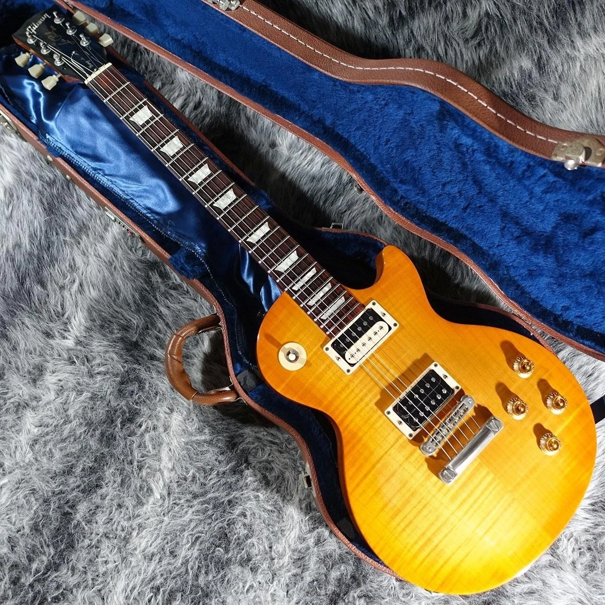 【うーこ】Les Paul Gary Moore Mod Gibson Gary Moore Signature Les Paul Lemon Burst USA 2000 Electric
