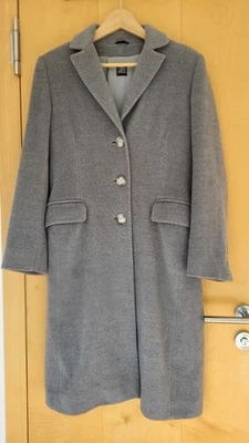 Cinzia Rocca  Wollmantel Mantel 38 helles Grau 100% weiche Schurwolle - Bild 1 von 4