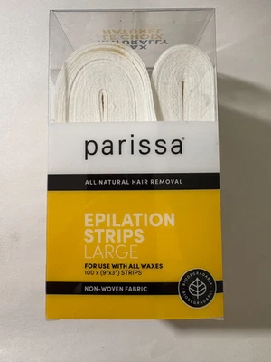 Tiras de depilación Parissa 100 unidades para usar con cualquier cera Foto 1 de 4