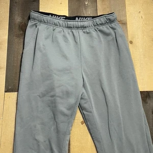 Nike Dri-Fit Men's LARGE Jogger Pants Polyester Athletic Sweatpants - COOL GRAY - Picture 1 of 7