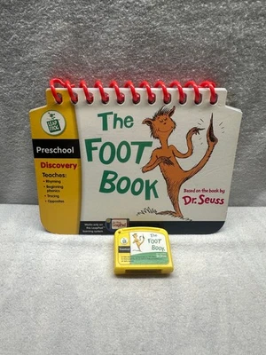 The Foot Book Dr. Seuss Preescolar Leap Frog Libro y Cartucho de Juego Buen Usado  Foto 1 de 4