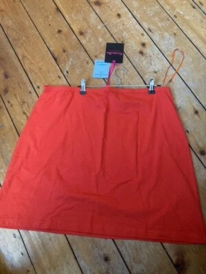 Orange Simply Be Jersey Pull-on Mini Skirt, UK 24 NWT - Image 1 of 4