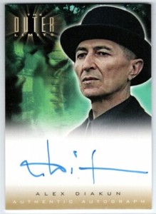 OUTER LIMITS SEX CYBORGS & SCIENCE FICTION A17 ALEX DIAKUN AUTOGRAPH