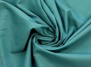 BAUMWOLLE Voile Stoff leicht zart weich Bekleidung Dekoration PETROL EUR 8,98/m - Bild 1 von 2