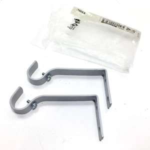 NEU (2er Paar) Ikea Index Gardinenstange Haken Klammern # 300.793.51 # 18481 #0439 - Bild 1 von 8