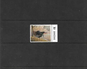 Ingresos estatales de caza/pesca: sello de pavo salvaje WI 1997 WIT-15 ($5.25); montado sin montar o nunca montado - Imagen 1 de 1