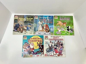 Disney Geschichtenerzähler Bücher Mickeys Weihnachtslied Lady Tramp Bambi - ohne Kassetten - Bild 1 von 9