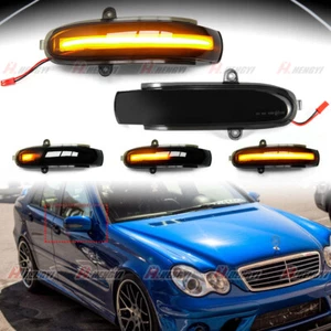 2X Pour Mercedes Benz classe C W203 S203 CL203 Clignotant Dynamique Rétroviseurs - Picture 1 of 11