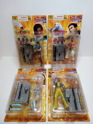 NOVO LOTE 4 Figuras de Época do Torneio Tekken Tag Kazuya Eddy Lei Jun ** LEIA ** - Imagem 1 de 4