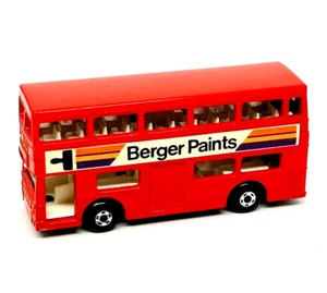 Matchbox Lesney Superfast 17 Londoner Bus in red, "Berger Paint" labels, vnmint! - Picture 1 of 3