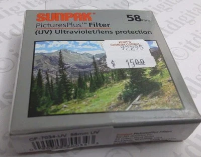 58mm UV Ultraviolet Lens Protection Filter Safety Protector 58 mm CF-7034-UV New - Image 1 of 4