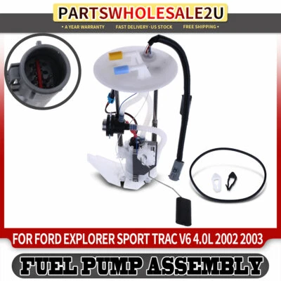 Fuel Pump Assembly w/2 Tube Ports for Ford Explorer Sport Trac 2002 2003 V6 4.0L - Image 1 of 4