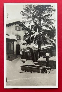 Foto AK SAMADEN Samedan Schweiz um 1930 Alter Winkel im Winter    ( 122429 - Bild 1 von 2