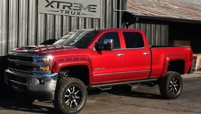 Набор раскрашиваемых карманных заклепок расширителей крыльев для Chevy Silverado 2500 3500 HD 15–19 годов выпуска - Изображение 1 из 4