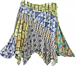 Neu mit Etikett FUNKY STUFF Hippie Patch asymmetrisch Viskose Twill Taschentuch ROCK 1X kostenloser Versand - Bild 1 von 5