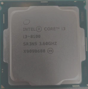 Procesador Intel Core i3-8100 4 x 3.60GHz / 6MB /LGA 1151 / 8GT/s Quad-Core - Imagen 1 de 3