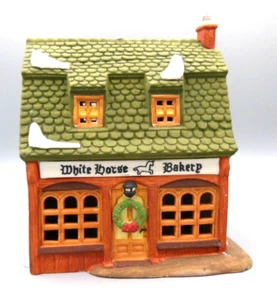 Dept 56 Dickens Village Collection - The White Horse Bakery - 59269 - Picture 1 of 6